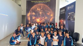 Visita ao planetário digital de Anápolis - CSFA